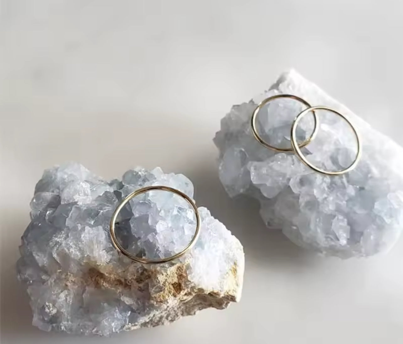 14K Gold Thin Stacking Ring