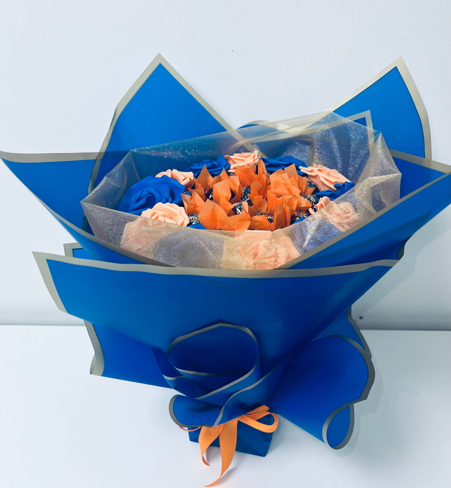 Terry’s Chocolate Orange Blue Chocolate Rose Bouquet Gift