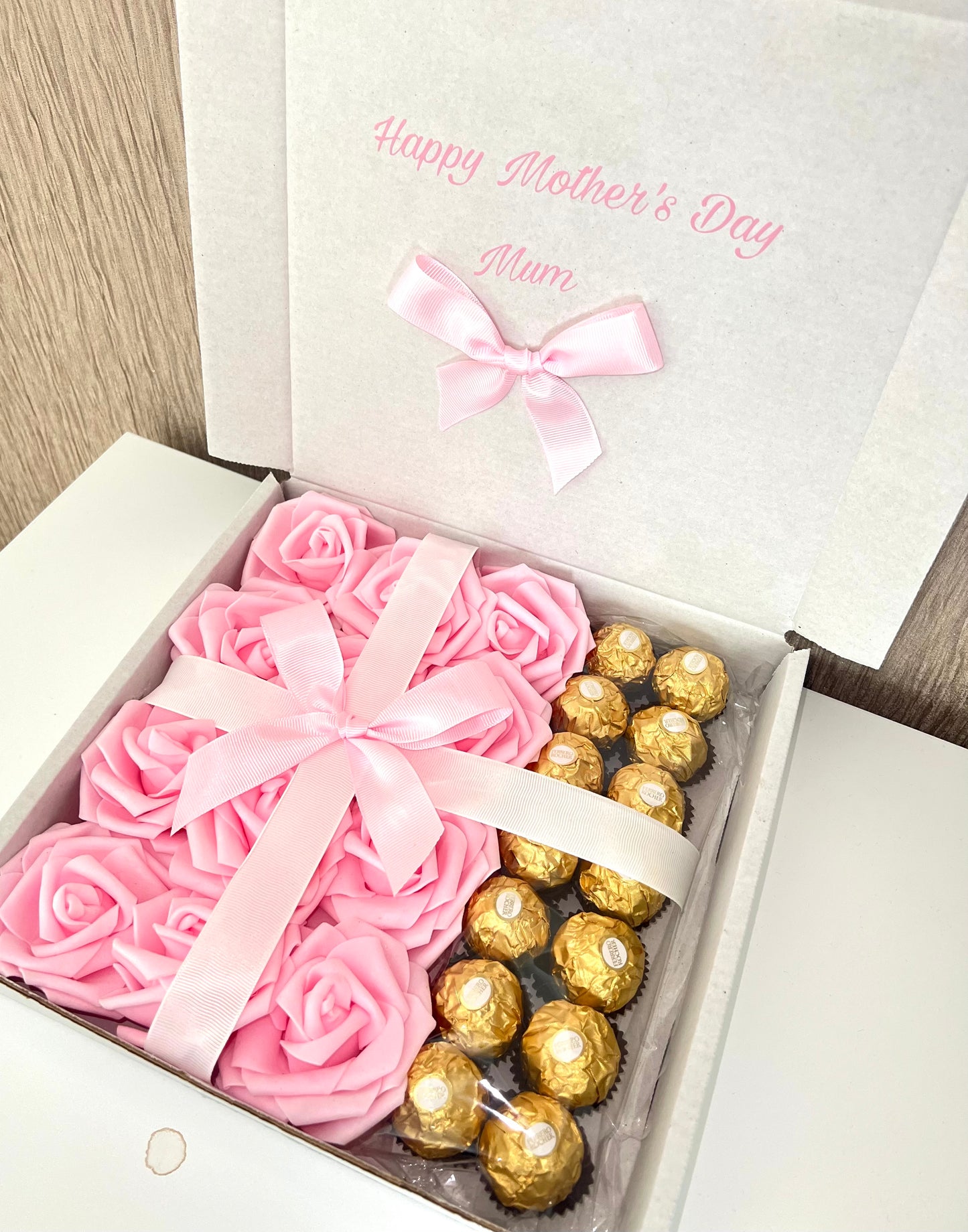 Personalised Ferrero Rocher Rose Chocolate Boxes