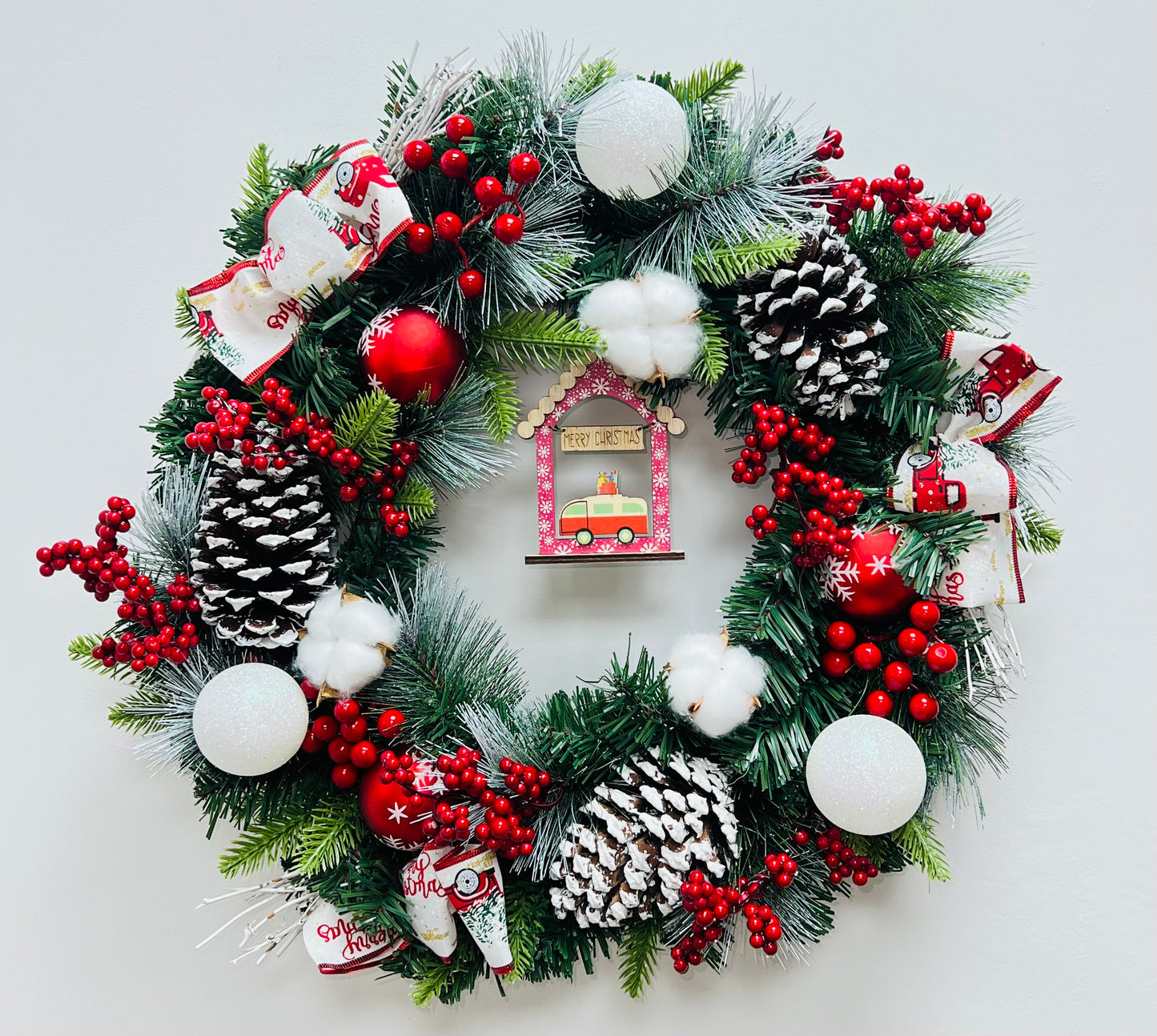 42cm Merry Christmas Decor Large Wreaths