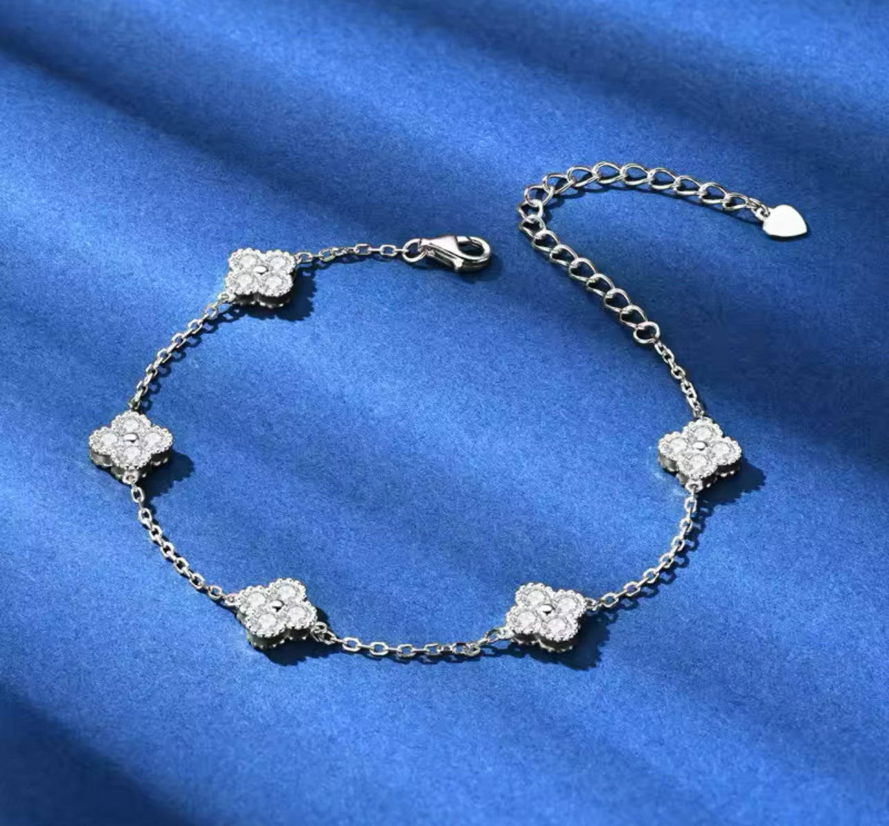 Sterling Silver / Gold Clover Bracelets