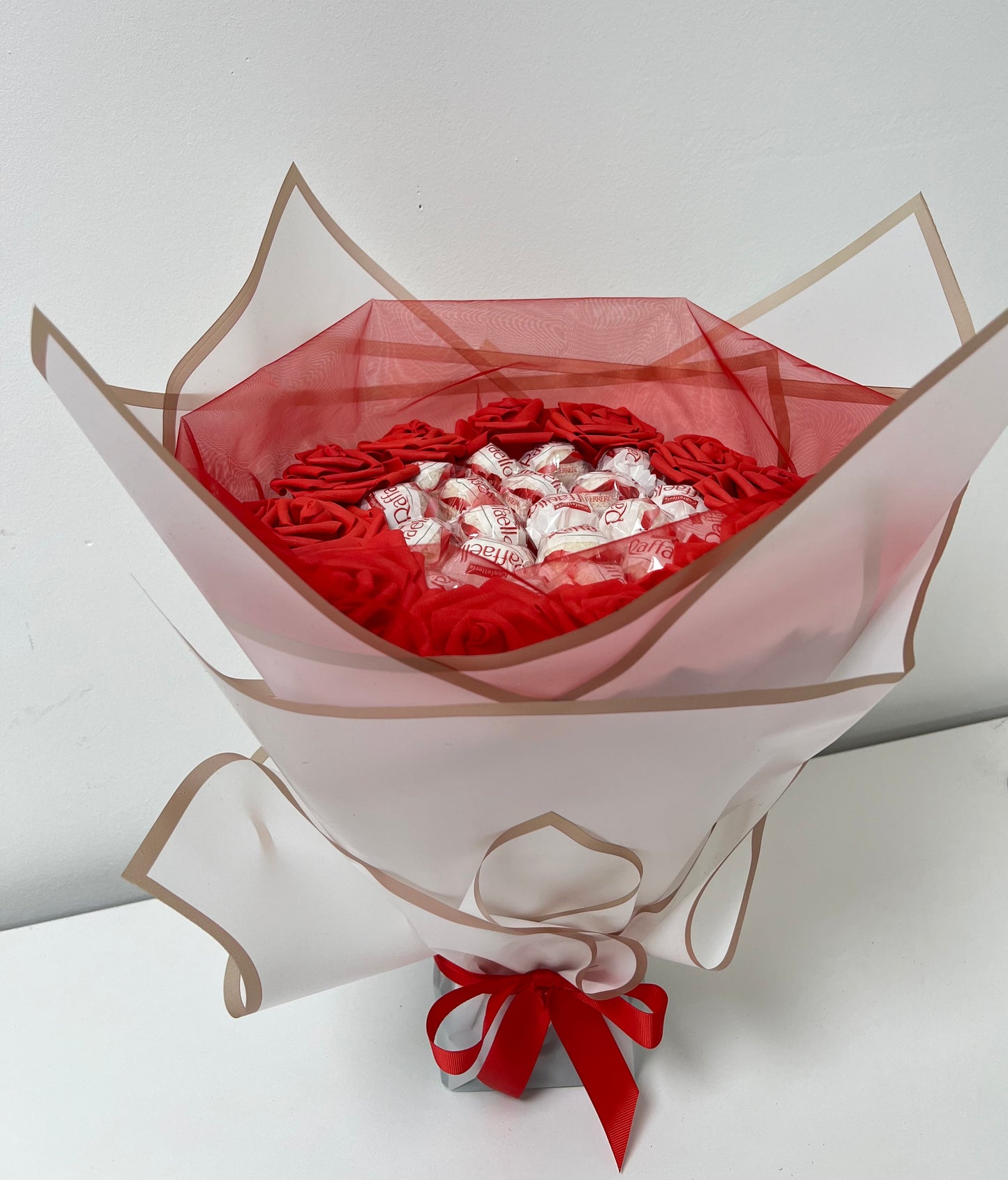 Raffaello Red & White Chocolate Bouquet Gift