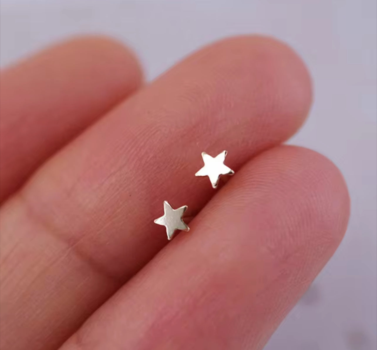 14K Gold Filled Dainty Star Stud Earrings