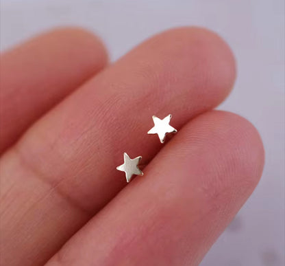 14K Gold Filled Dainty Star Stud Earrings