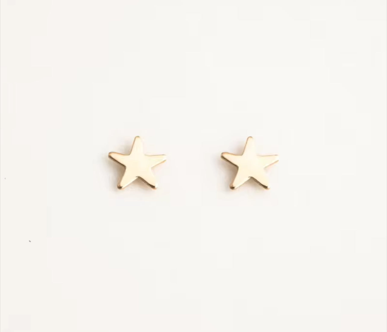 14K Gold Filled Dainty Star Stud Earrings