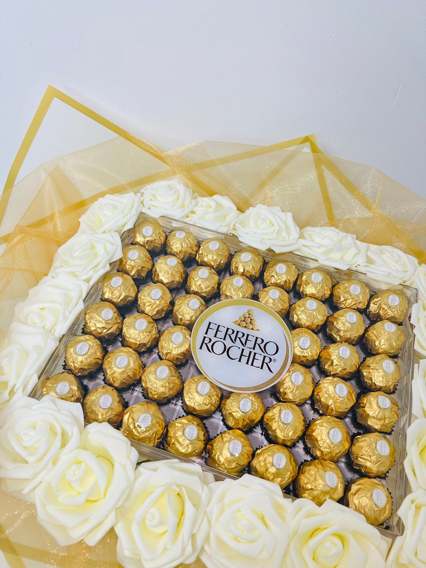 XL Ferrero Rocher Tray Rose Bouquet Gift