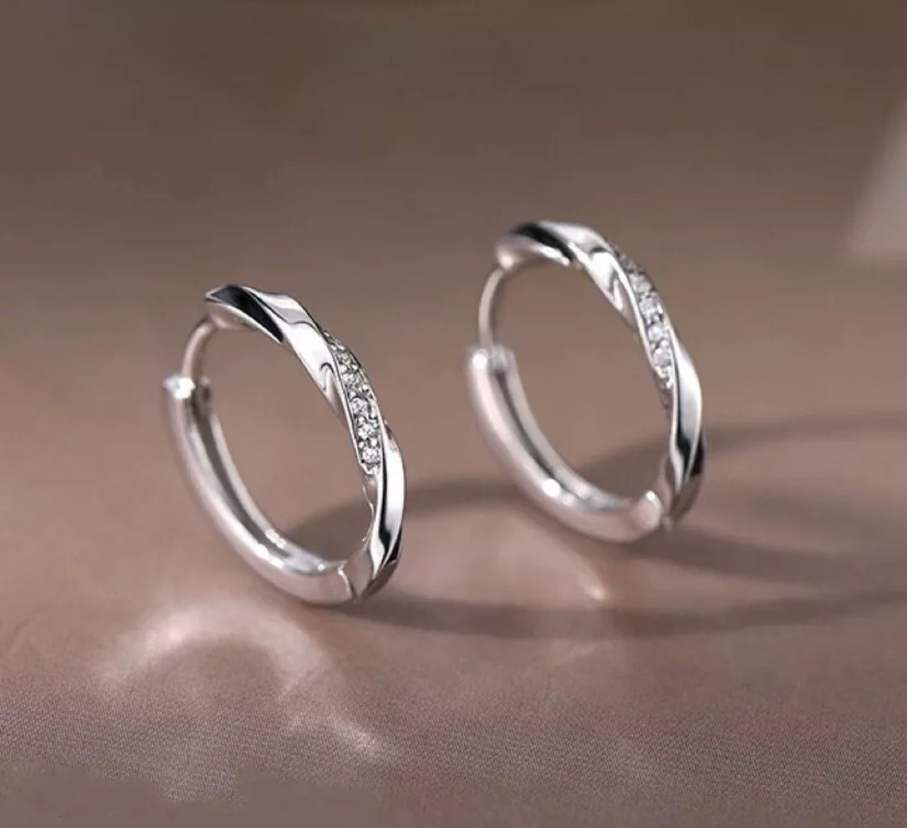 925 Sterling Silver Womens Small Hoop Earrings