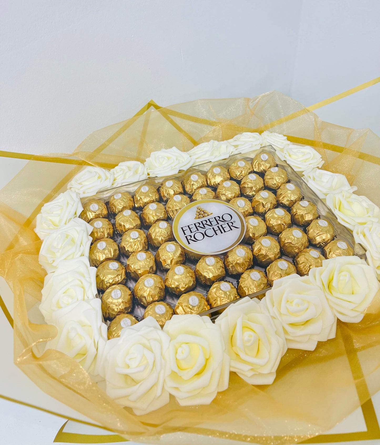 XL Ferrero Rocher Tray Rose Bouquet Gift