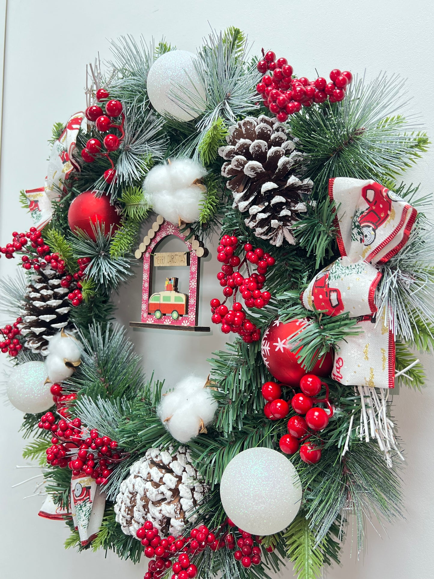 42cm Merry Christmas Decor Large Wreaths