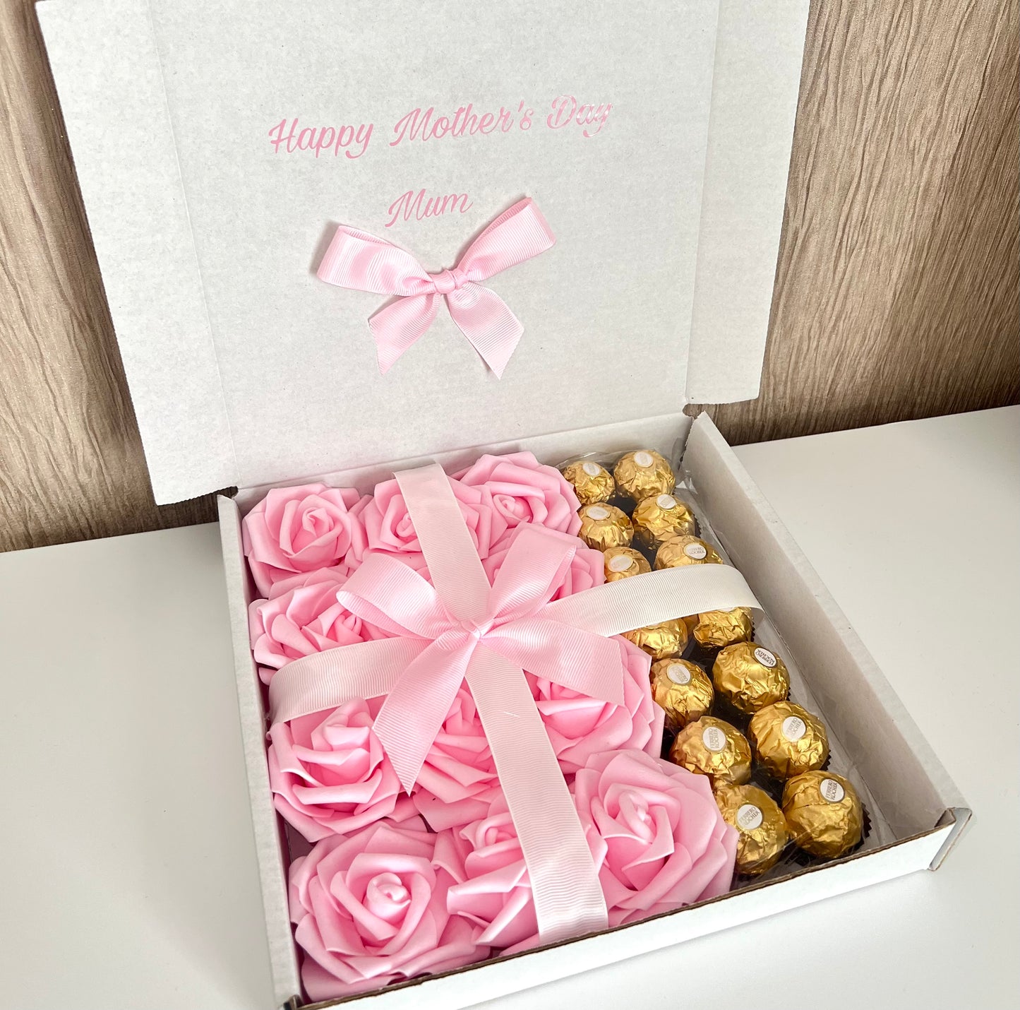 Personalised Ferrero Rocher Rose Chocolate Boxes