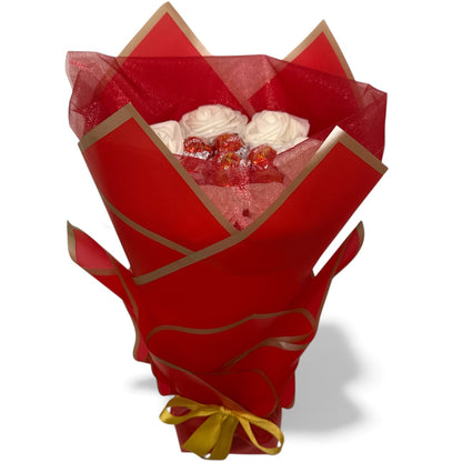 Red Lindt Red Rose Small Chocolate Bouquet Gift