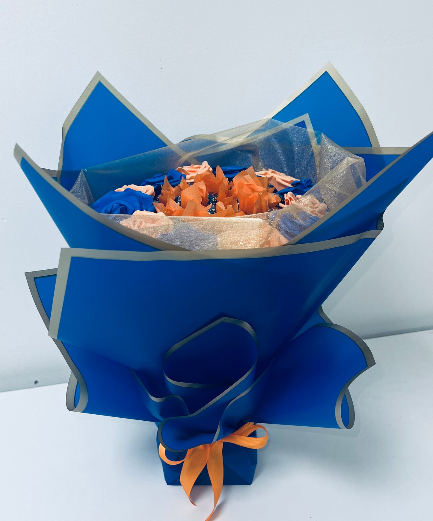 Terry’s Chocolate Orange Blue Chocolate Rose Bouquet Gift