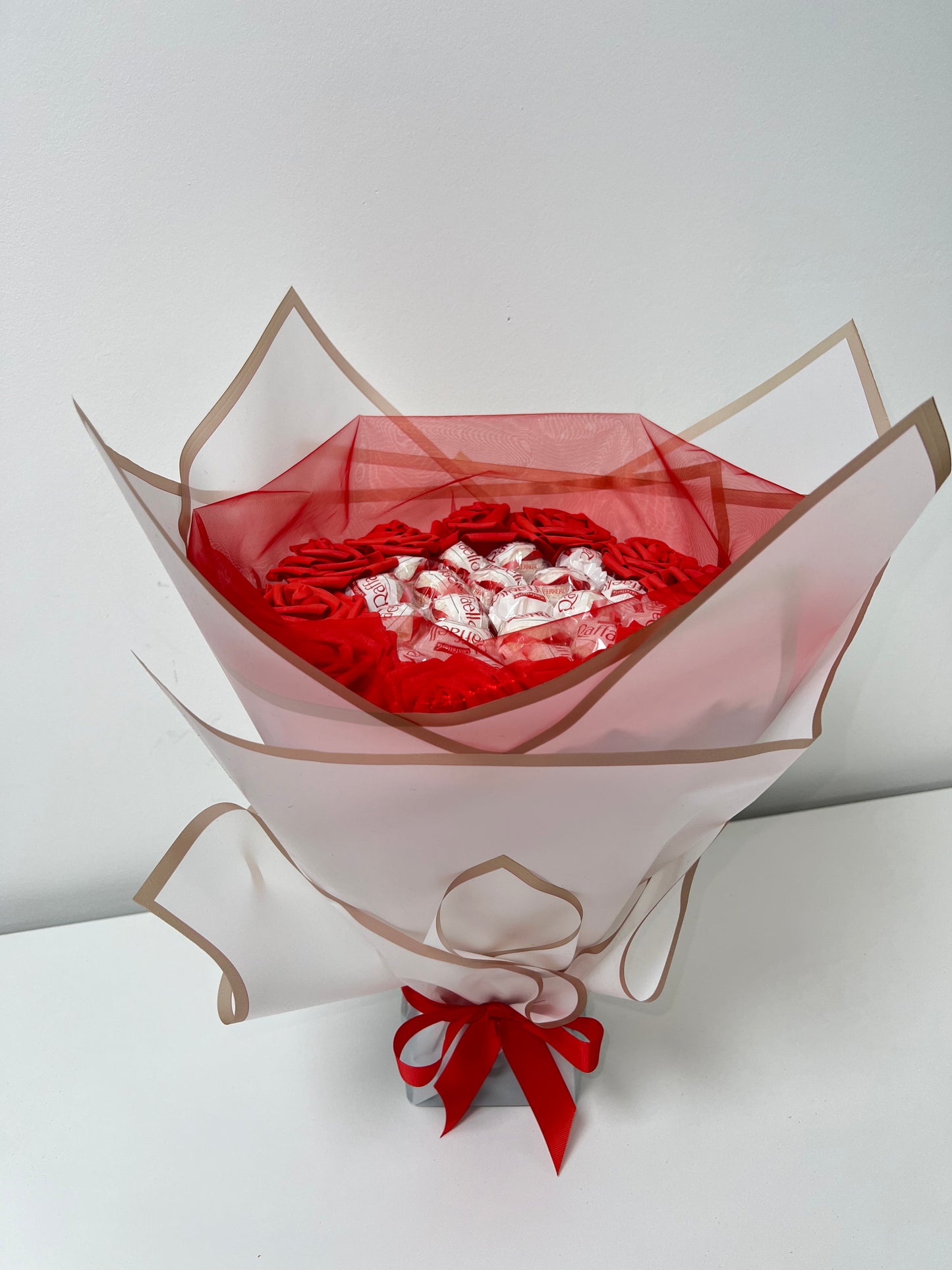 Raffaello Red & White Chocolate Bouquet Gift